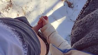masturbation woods milf