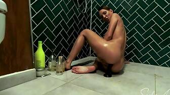 milf rectal drill bathroom