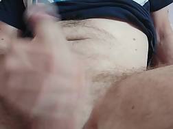 4 min - Jerking huge penis jizz