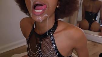 bj jizz mouth