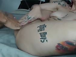 7 min - Tattooed fingered fisted bang