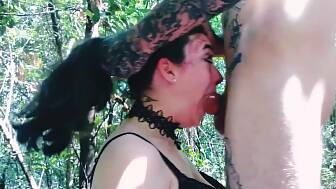 goth facefucked wet mouth