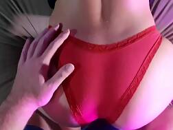 5 min - Humping fill lingerie sperm