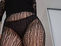 7 min - Nylons teasing feet butt