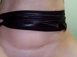 6 min - Pov oiled latex skirt