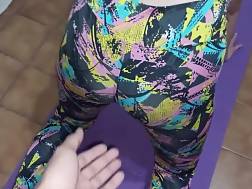 12 min - Wifes yoga teacher rides